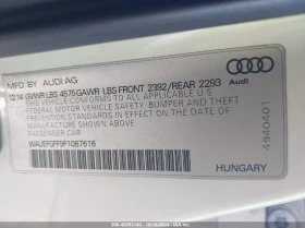 Audi A3 2.0L I-4 DI, DOHC, VVT, TURBO, 220HP All Wheel Dri, снимка 13