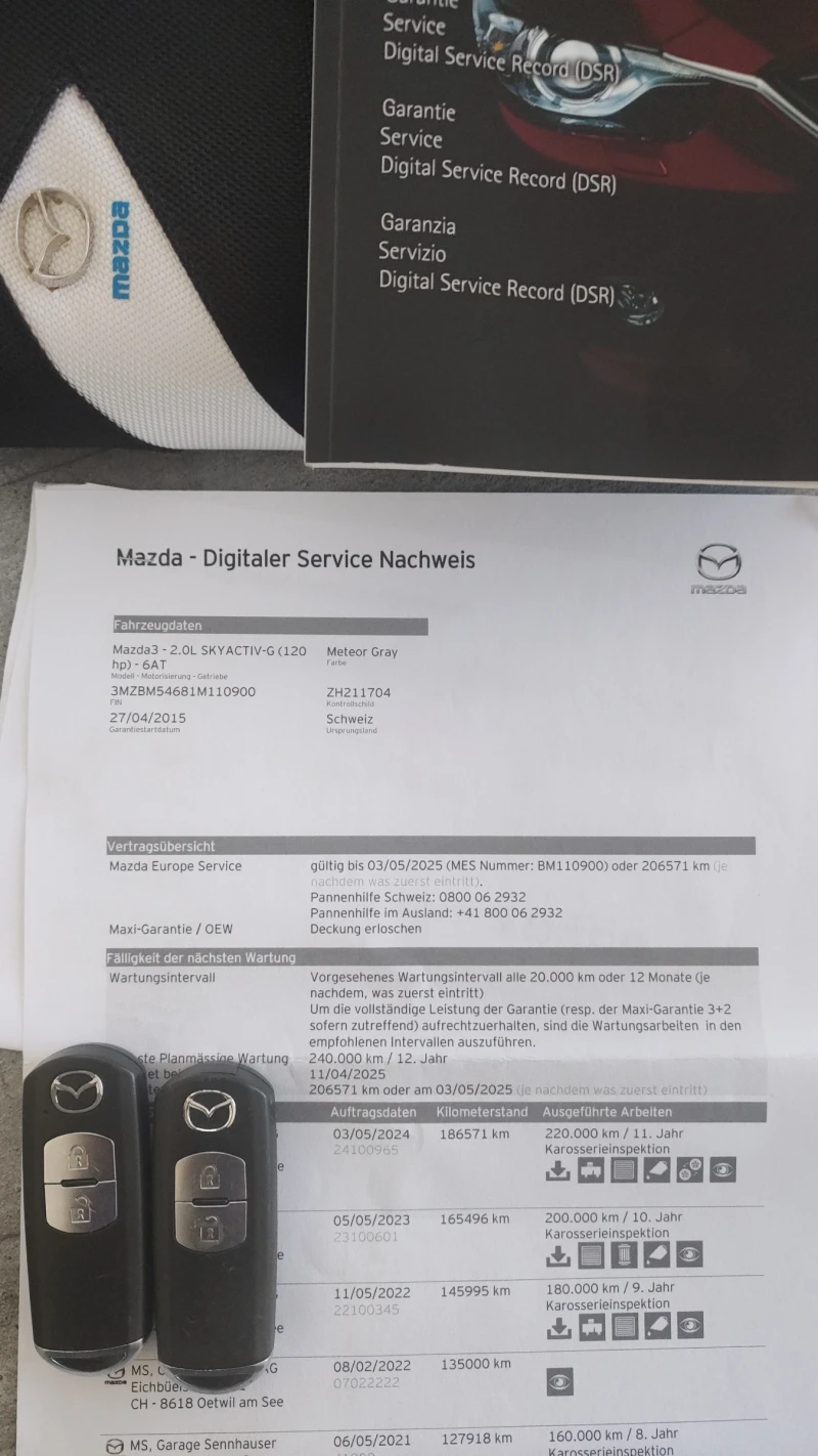 Mazda 3 Revolution/2.0/Auto/Navi/BSM/Keyless , снимка 6 - Автомобили и джипове - 47494794