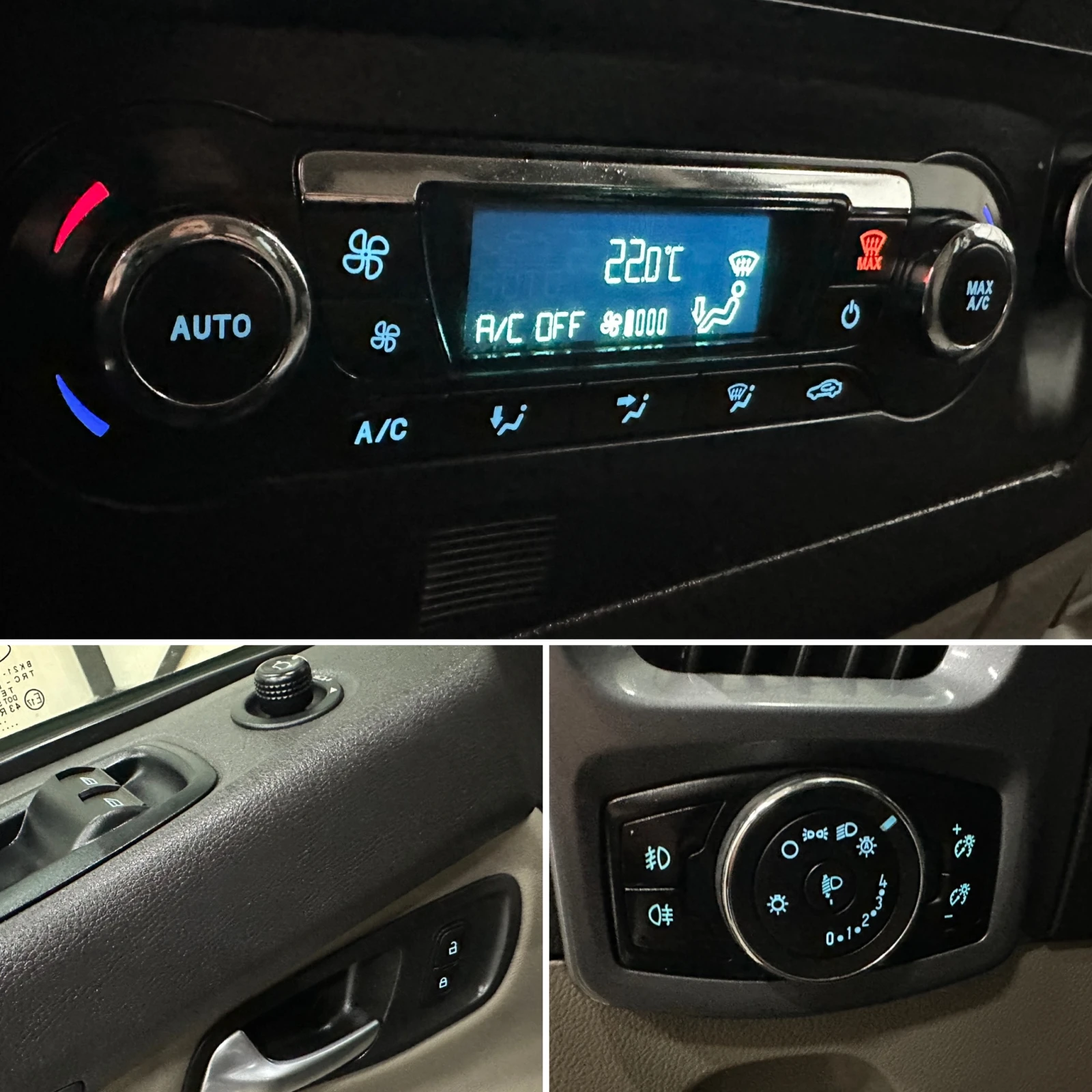 Ford Transit Custom 7+ 1 * ПОДГРЕВ * КОЖА * ТЕГЛИЧ, снимка 17 - Автомобили и джипове - 54219224