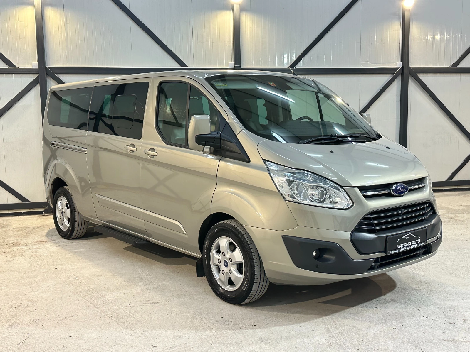 Ford Transit Custom 7+ 1 * ПОДГРЕВ * КОЖА * ТЕГЛИЧ, снимка 2 - Автомобили и джипове - 54219224
