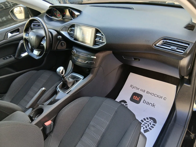 Peugeot 308 1.6 HDi (KATO НОВА) ПАНОРАМА !!! ЛИЗИНГ !!! EURO6, снимка 11 - Автомобили и джипове - 51773633