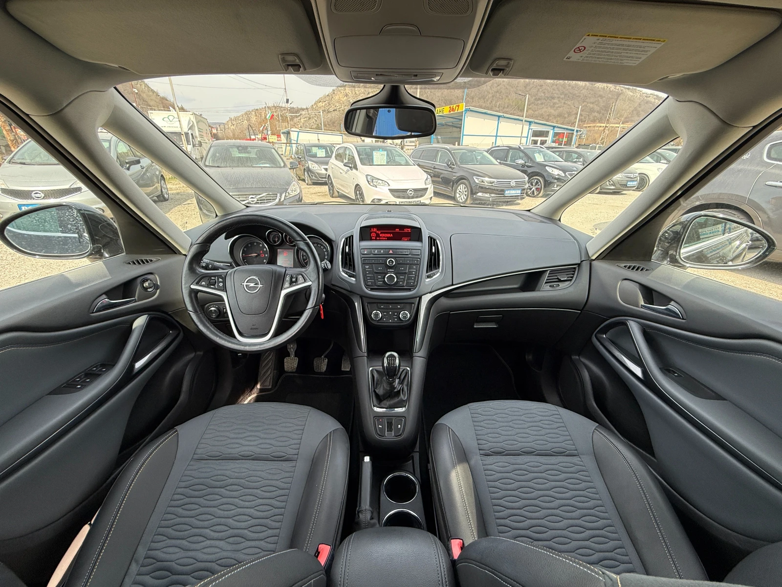 Opel Zafira 1.6i-150к.с-Cosmo-7местна-климатроник-ел пакет-, снимка 16 - Автомобили и джипове - 53900566