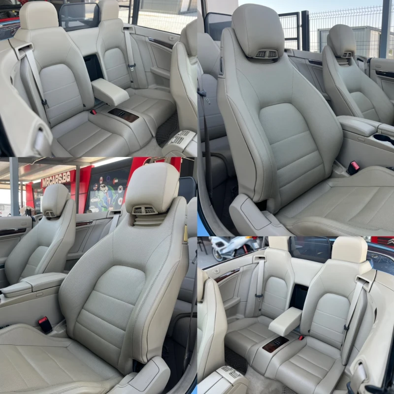 Mercedes-Benz E 350 Кабрио * Full - Екстри * Уникат, снимка 12 - Автомобили и джипове - 51349094