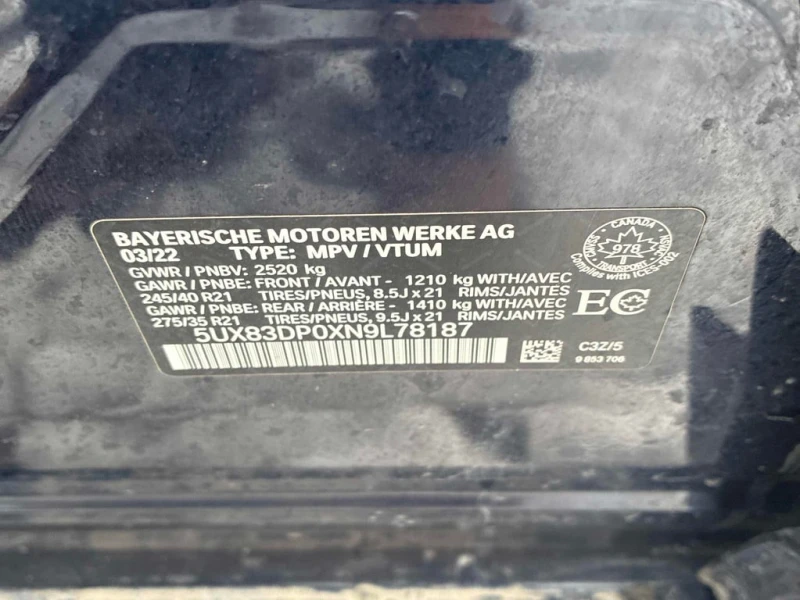 BMW X3 * M40i * CARFAX * БЕЗ ПЪРВОНАЧАЛНА ВНОСКА, снимка 12 - Автомобили и джипове - 53117357