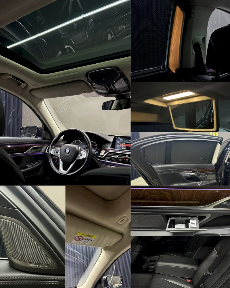 BMW 740 d/Long/Xdrive/MPack/РеаленДоказуемПробег/Серв.ист., снимка 13 - Автомобили и джипове - 53180544