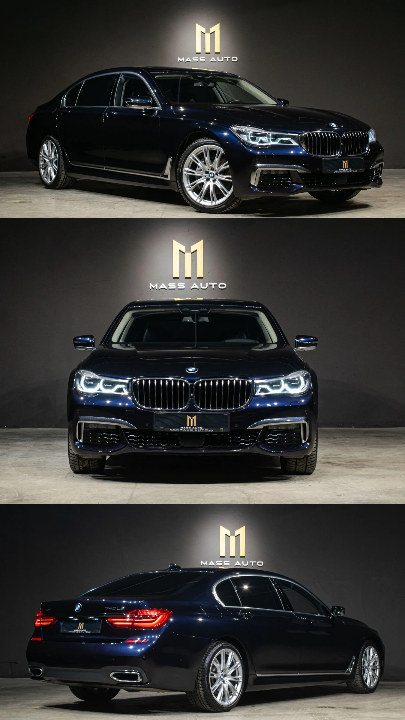 BMW 740 d/Long/xDrive/MPack/РеаленДоказуемПробег/Серв.ист. - изображение 2