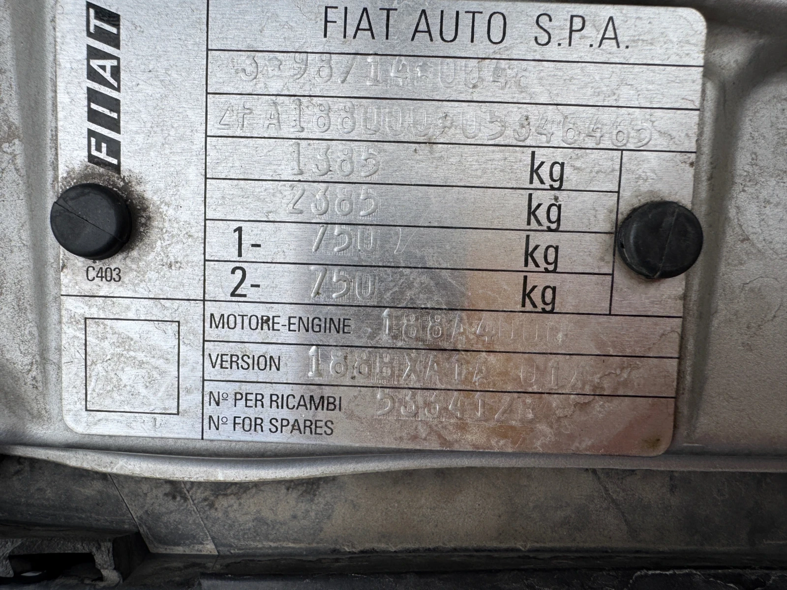 Fiat Punto 1.4 бенз. 110к км, снимка 9 - Автомобили и джипове - 56724569