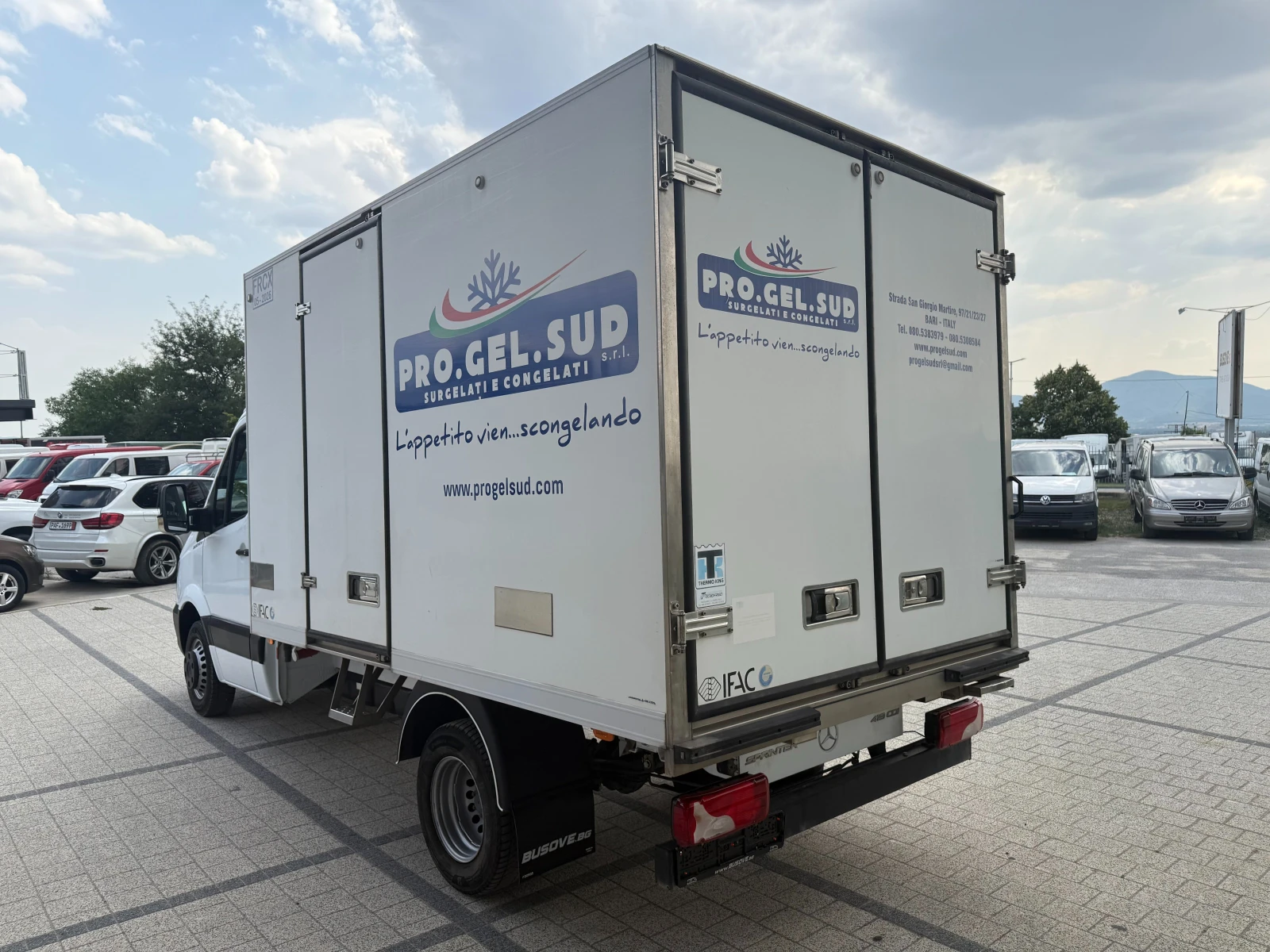 Mercedes-Benz Sprinter 519 419CDI до 3.5т. Хладилен+ ток Клима 3.52м. - 2броя - изображение 8
