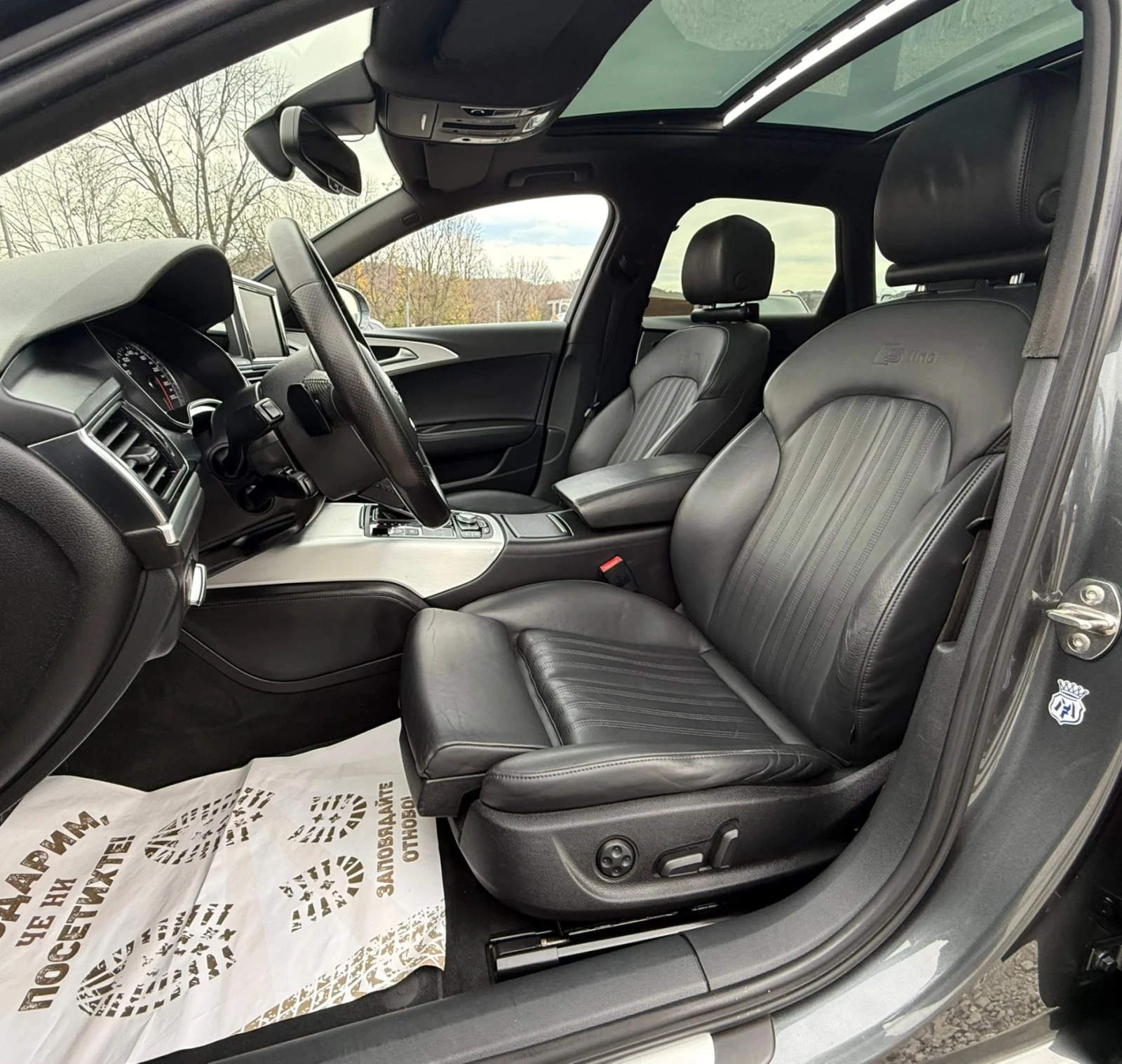 Audi A6 3xS-line/8ZF/BITDI/BOSE/ACTIVE SOUND/DISTRONIC/, снимка 13 - Автомобили и джипове - 54008116