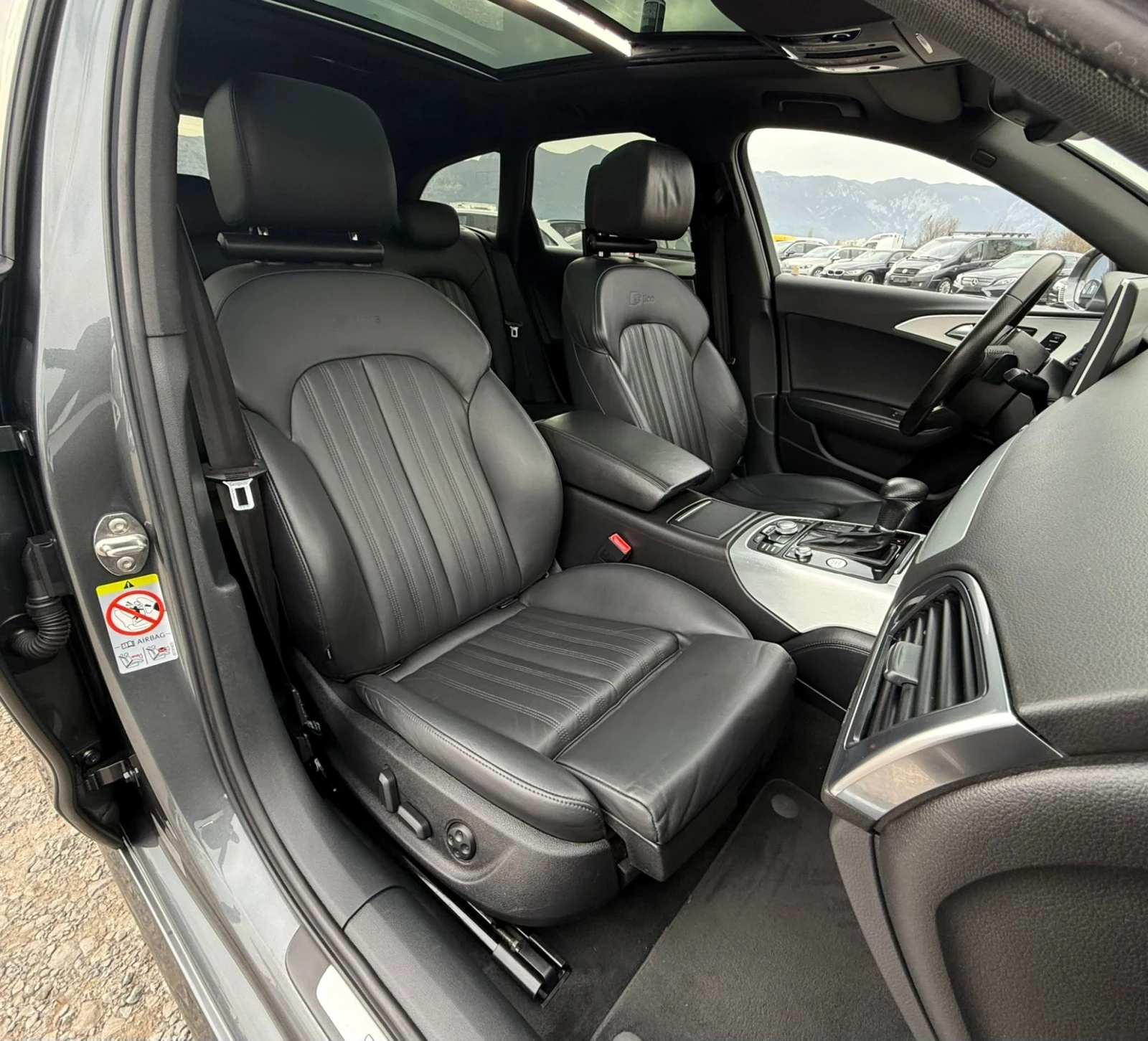 Audi A6 3xS-line/8ZF/BITDI/BOSE/ACTIVE SOUND/DISTRONIC/, снимка 14 - Автомобили и джипове - 54008116