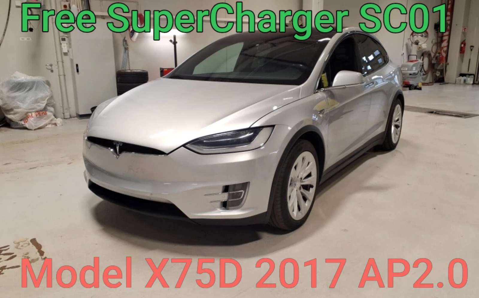 Tesla Model X 75D UNLIMITED FREE SUPERCHARGING SC01 