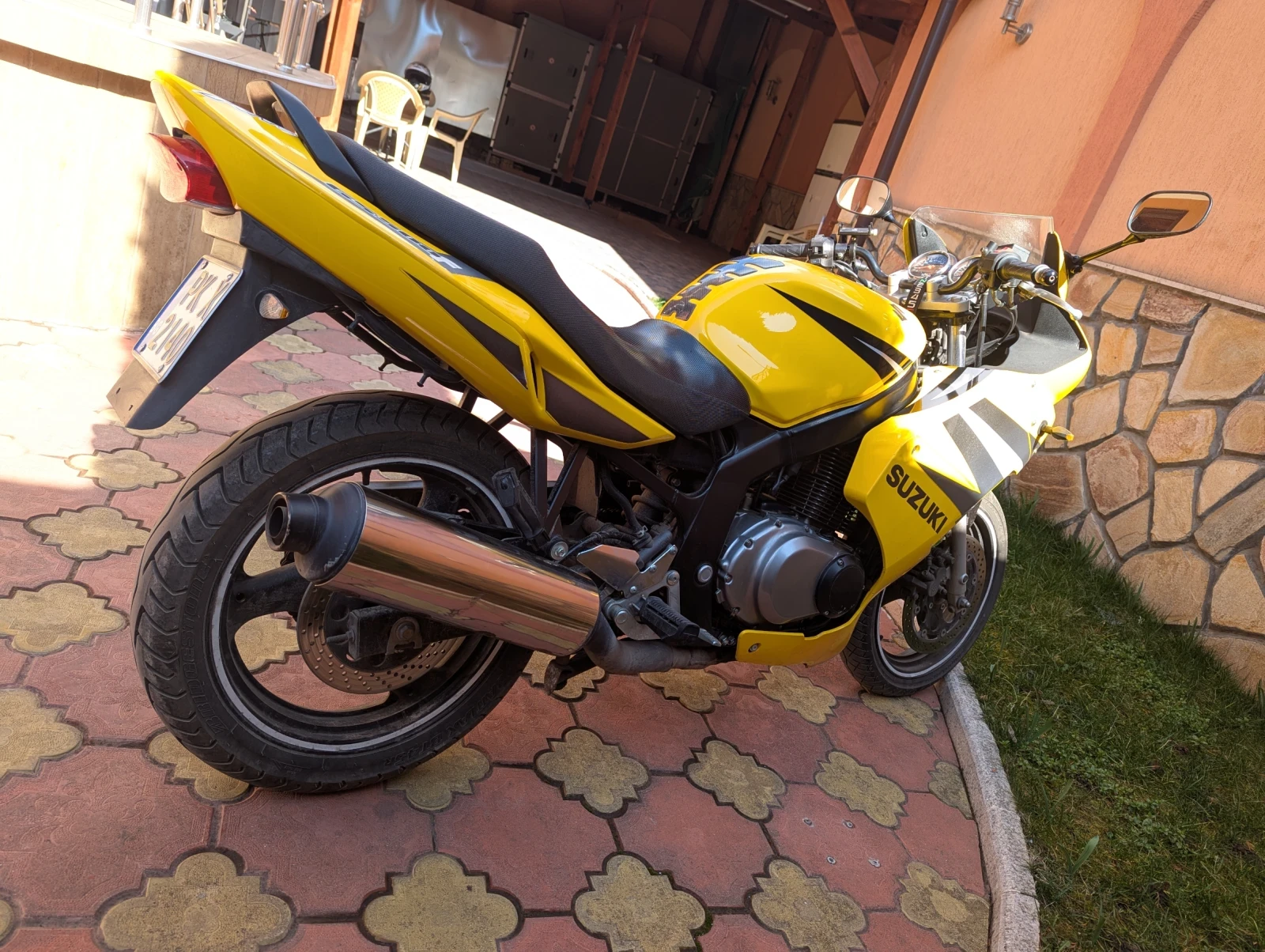 Suzuki Gs 500F   ПЕРФЕКТЕН!!!  А2, снимка 4 - Мотоциклети и мототехника - 53734376