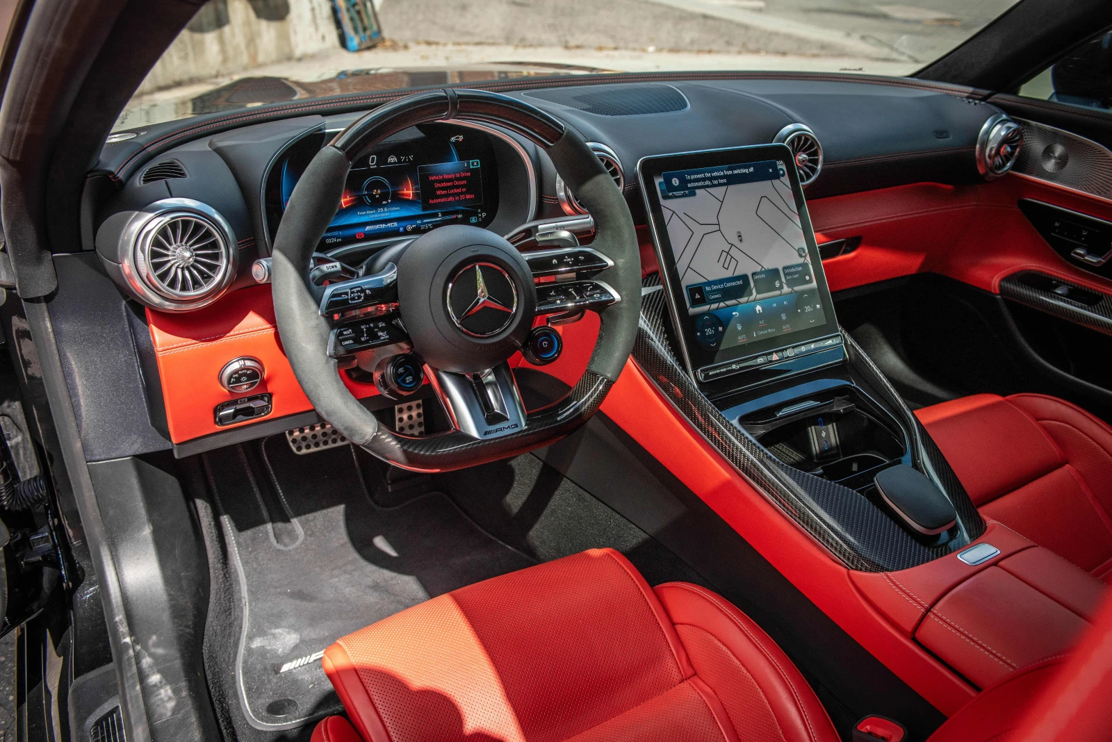 Mercedes-Benz AMG GT * 63 * CARFAX * KEYLESS * RED LEATHER* ДВА КЛЮЧА, снимка 9 - Автомобили и джипове - 56107356