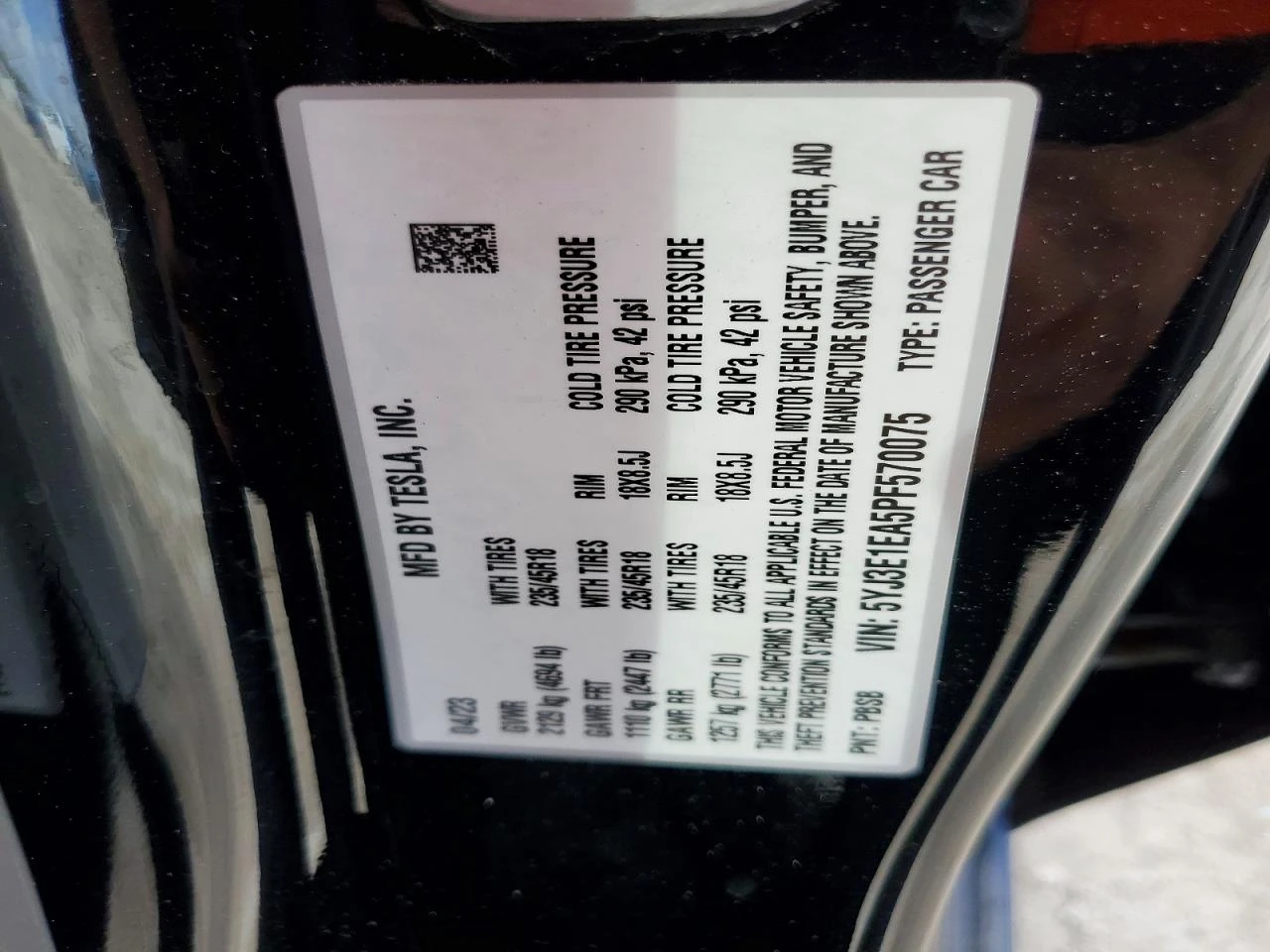 Tesla Model 3 RWD, снимка 12 - Автомобили и джипове - 54210412