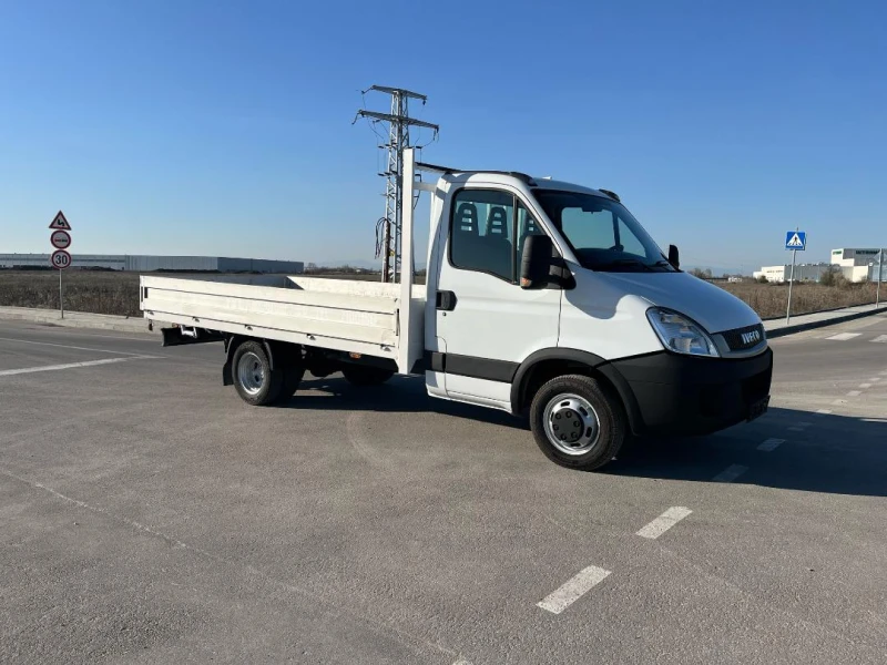 Iveco Daily БОРДОВО 35C13 ЕД.КАБИНА ДВ.ГУМА * КЛИМА* ОТЛИЧНО, снимка 7 - Бусове и автобуси - 49589223