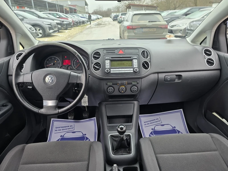 VW Golf Plus 1.6i 102к.с comfortline фабрична газ , снимка 15 - Автомобили и джипове - 53233465