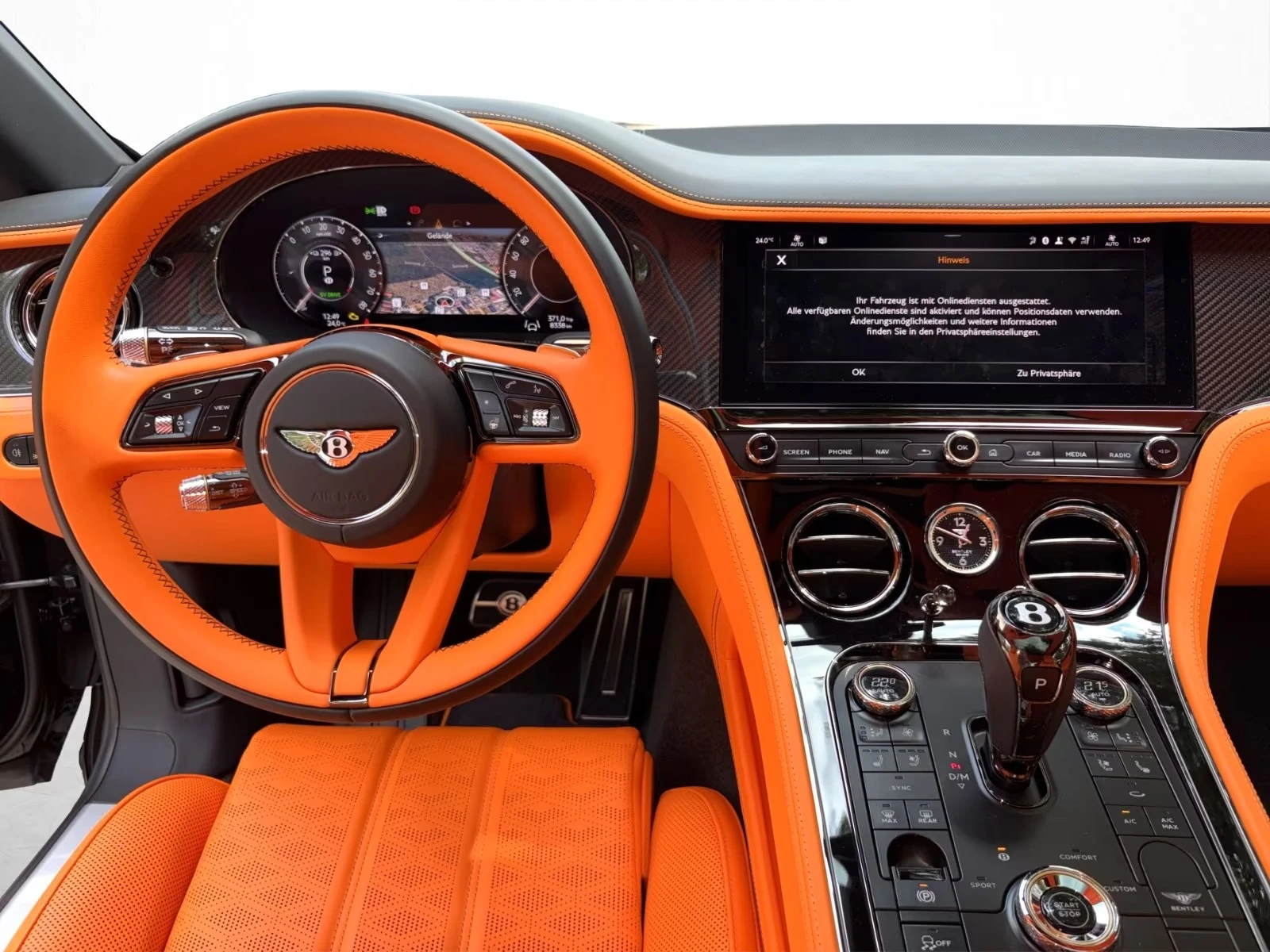 Bentley Continental gt SPEED V8 HYBRID FIRST-EDITION CARBON MANDARIN NAIM, снимка 7 - Автомобили и джипове - 55728614