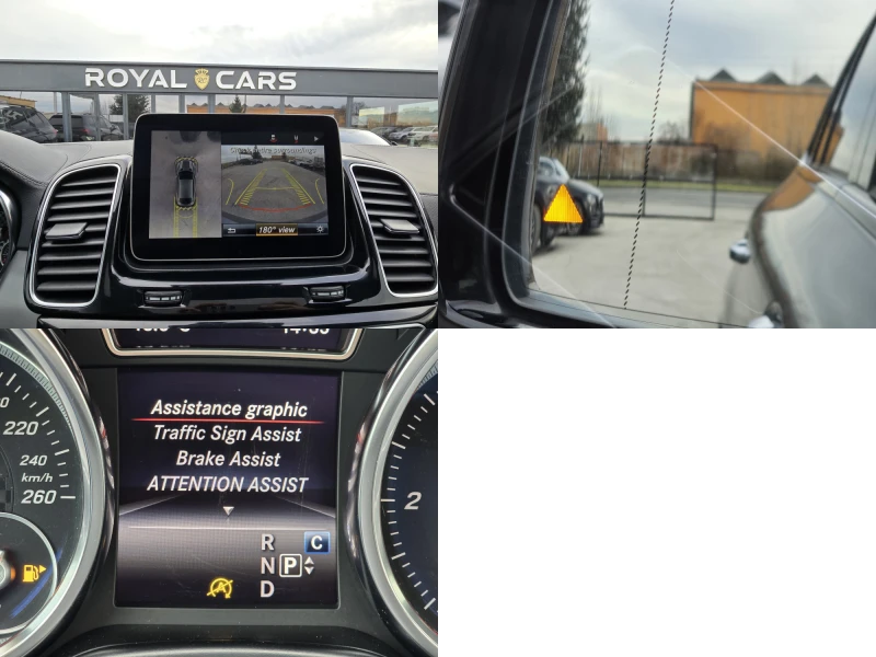 Mercedes-Benz GLE 350 * AMG 6.3* PANO* Harman Kardon* 360* , снимка 17 - Автомобили и джипове - 53279787