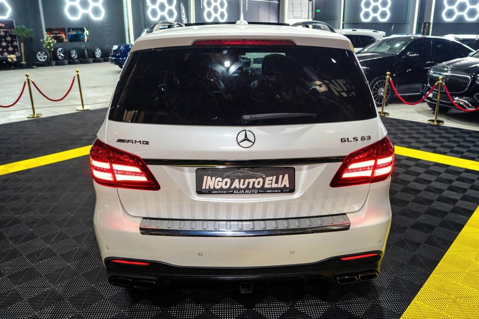 Mercedes-Benz GLS 63 AMG V8 BITURBO CARBON LED NAVI ПАНО H&K ЛИЗИНГ 100%, снимка 7 - Автомобили и джипове - 54685248
