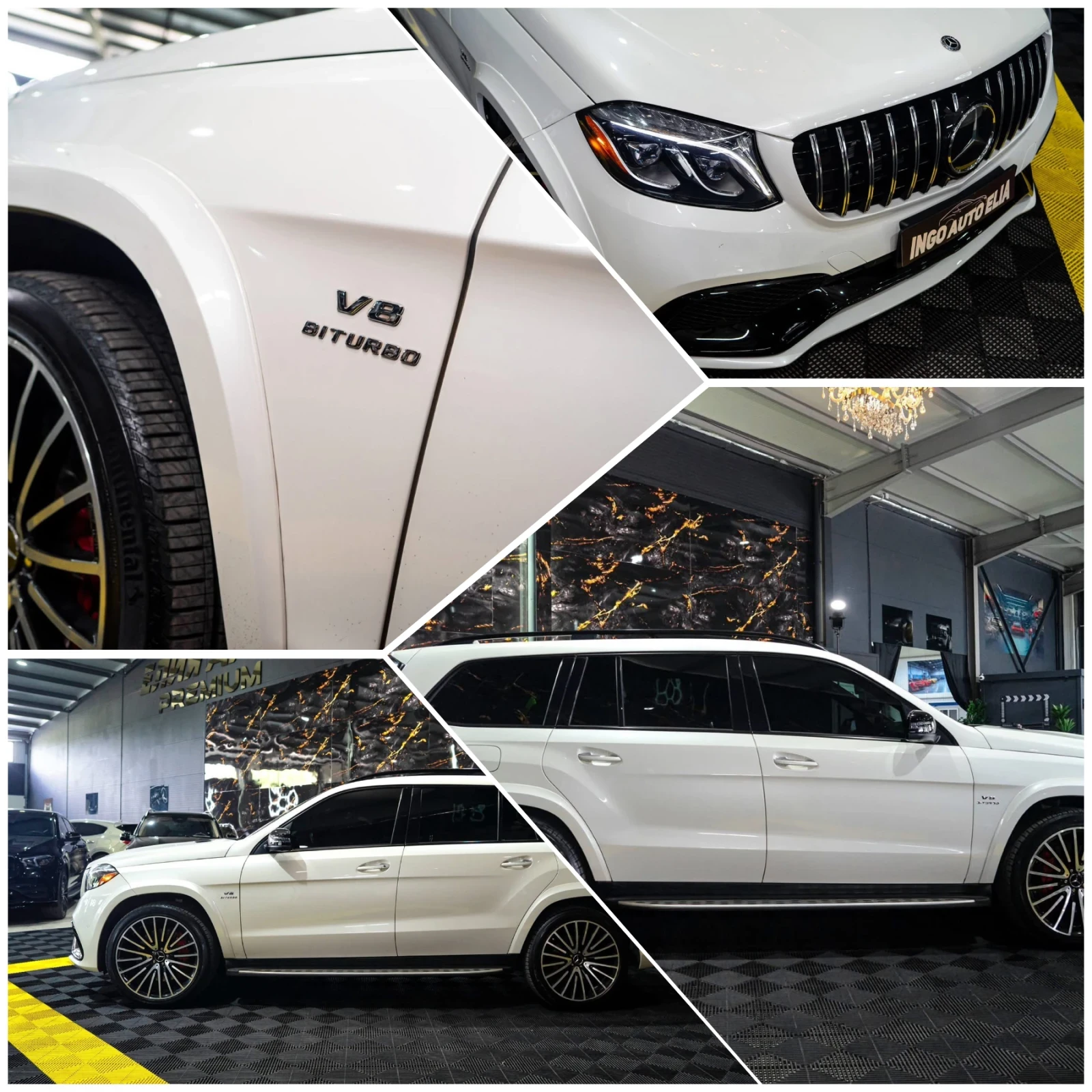 Mercedes-Benz GLS 63 AMG V8 BITURBO CARBON LED NAVI ПАНО H&K ЛИЗИНГ 100%, снимка 17 - Автомобили и джипове - 54685248