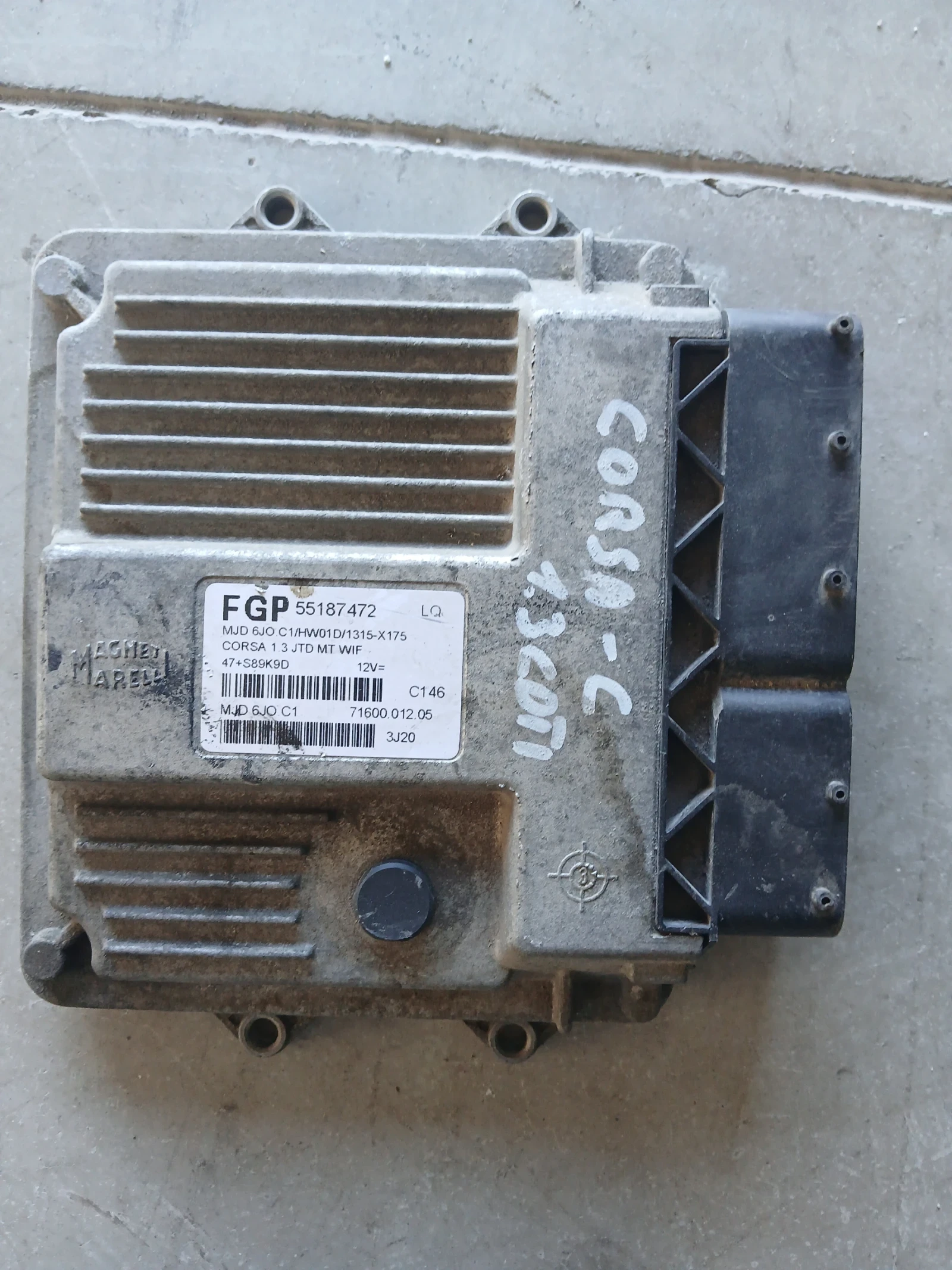 55187472 Компютър Opel Corsa C