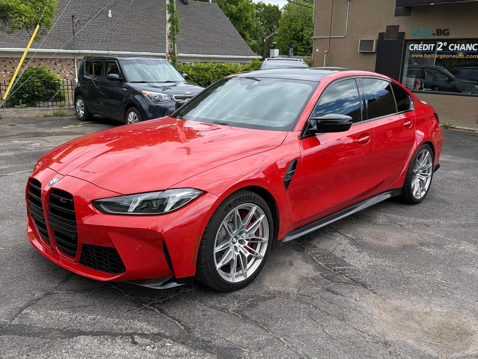 BMW M3 Competition Toronto Red Металик ЦЕНА ДО БЪЛГАРИЯ