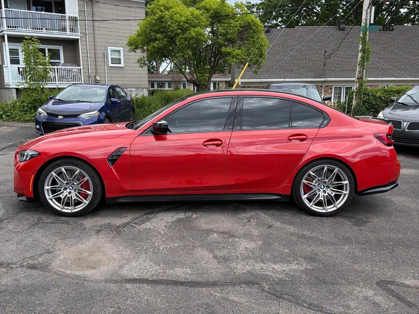 BMW M3 Competition Toronto Red Металик ЦЕНА ДО БЪЛГАРИЯ, снимка 4 - Автомобили и джипове - 54919444