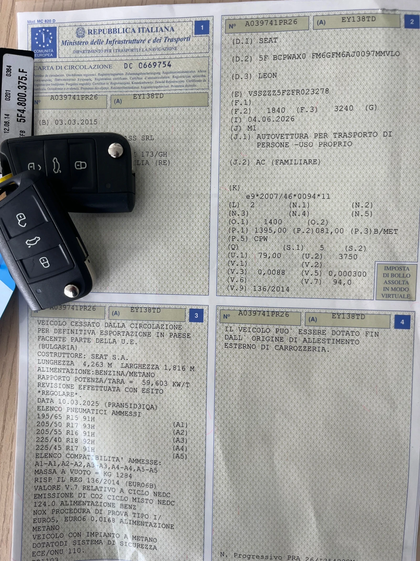 Seat Leon 1.4TGI  Style, снимка 17 - Автомобили и джипове - 54930994