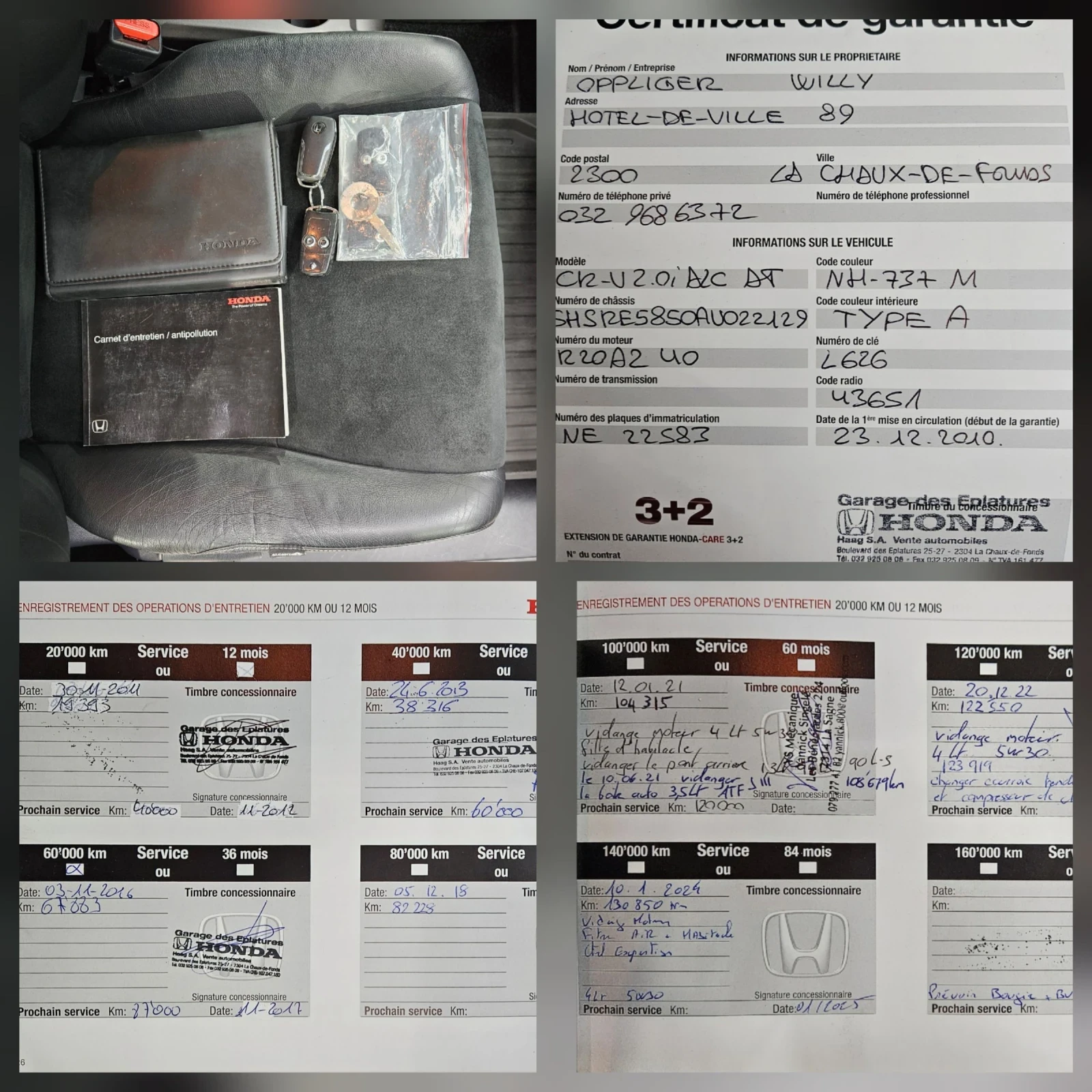 Honda Cr-v 2.0i FACELIFT4x4 EUR5 147812km 8 гуми с джанти !!!, снимка 17 - Автомобили и джипове - 54587388