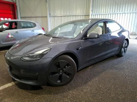 Tesla Model 3 Long Range FSD3 SoH 90.5 Гаранция Бял Салон Шанхай, снимка 1