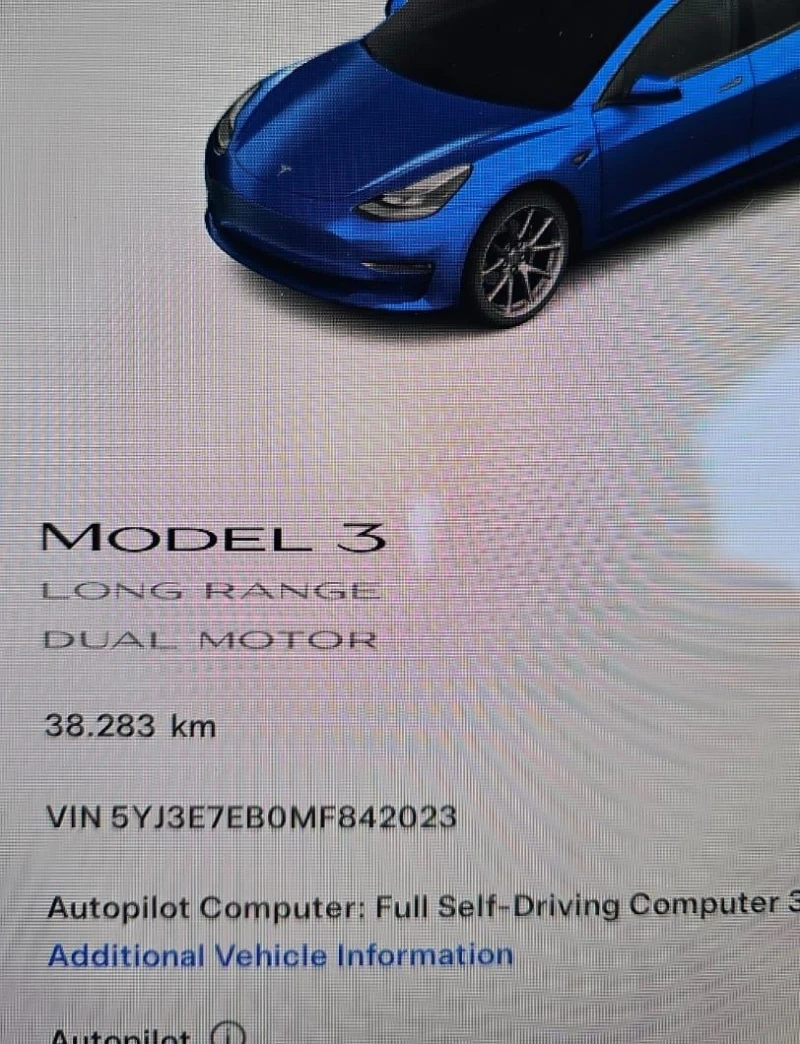 Tesla Model 3 С Гаранция Facelift, снимка 3 - Автомобили и джипове - 50294800