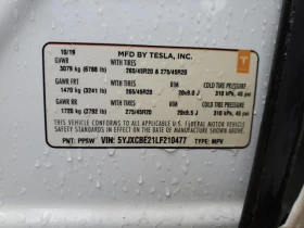 Tesla Model X Long Range 2020, снимка 8