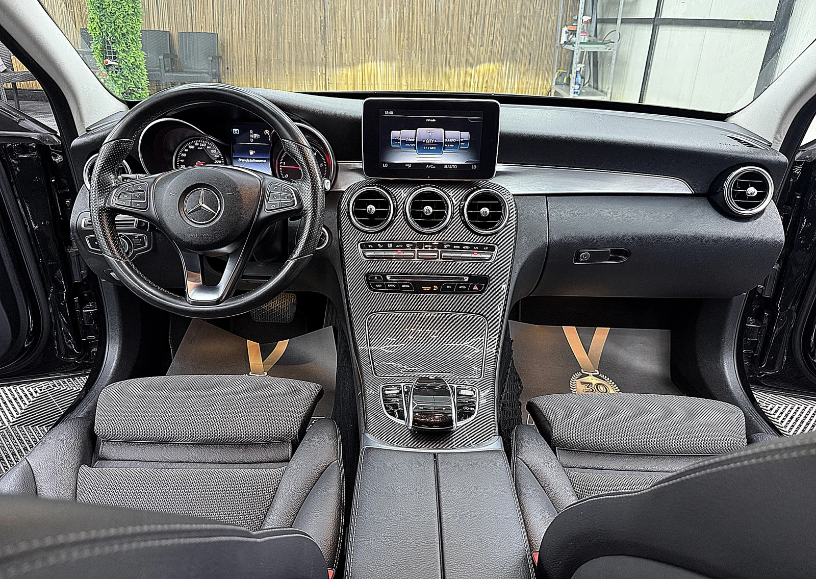 Mercedes-Benz C 220 Burmaster/Navi/Ambient/СОБСТВЕН ЛИЗИНГ, снимка 13 - Автомобили и джипове - 54836575