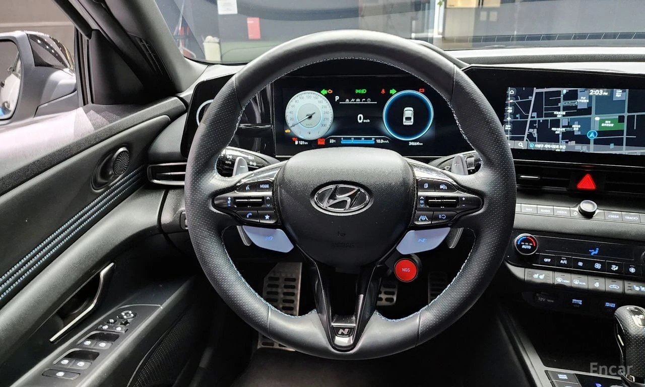 Hyundai Elantra 2.0* N DCT PACKAGE* ПОДГРЕВ* ОБДУХВАНЕ* НАВИГАЦИЯ, снимка 4 - Автомобили и джипове - 54955630