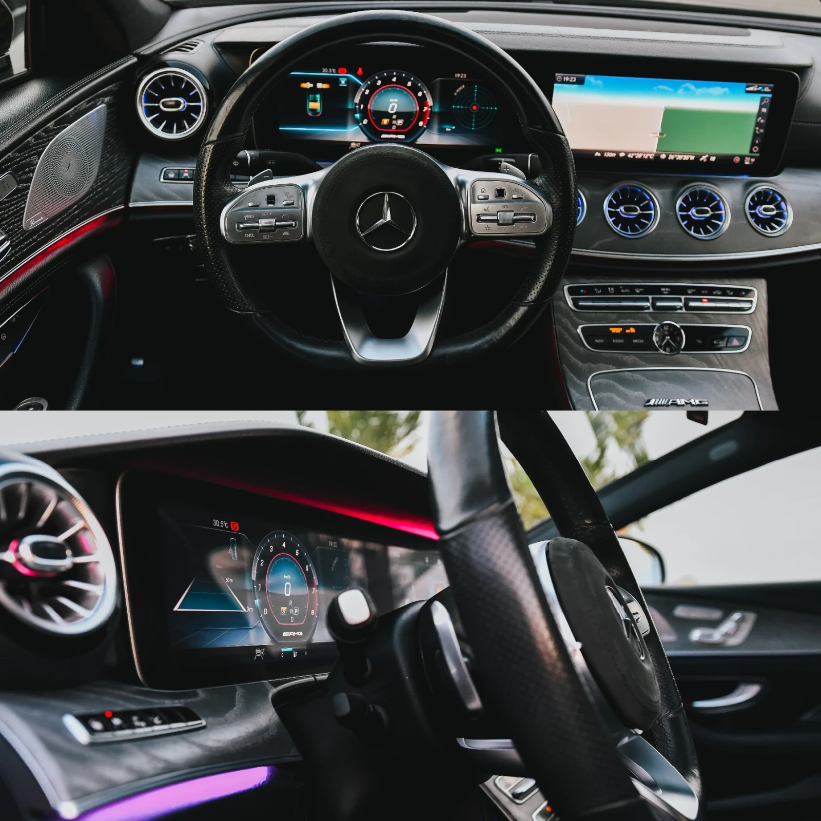 Mercedes-Benz CLS 400 * ПОДГРЕВ * ОБДУХВАНЕ * BURMESTER * 360 camera * F, снимка 11 - Автомобили и джипове - 55949735