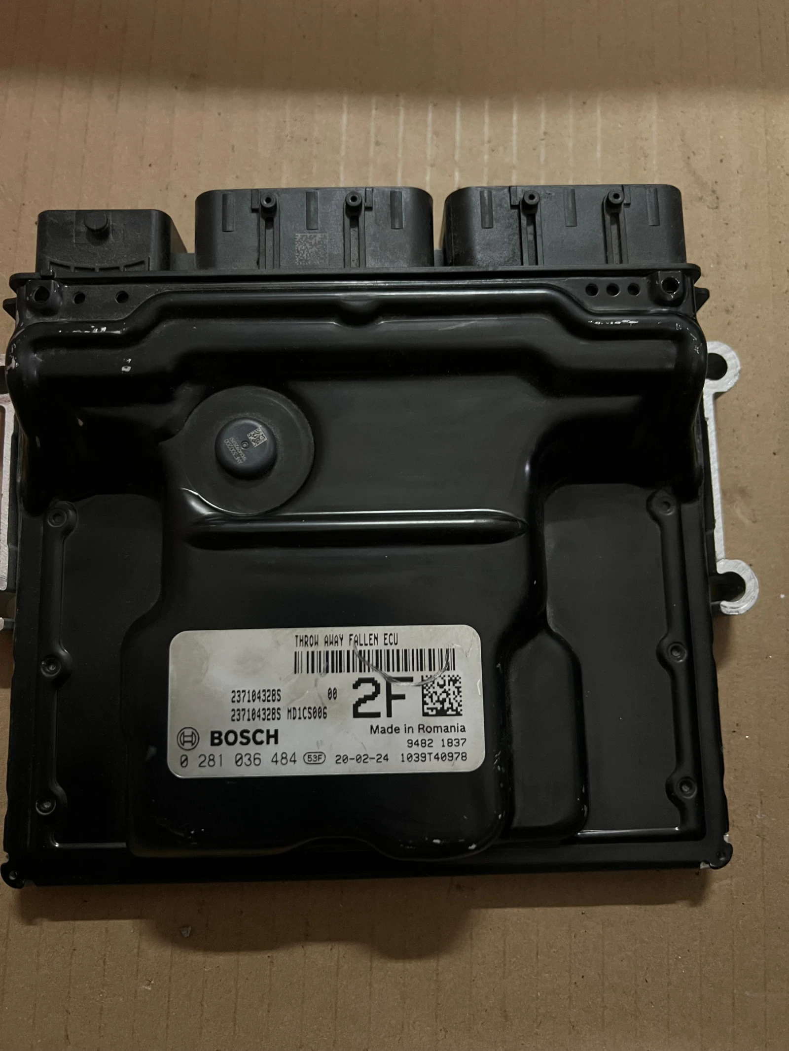 0281036484 RENAULT KANGO 1.5DCI  Компютър двигател 0 281 036 484 237104328S  | Mobile.bg — изображение 1