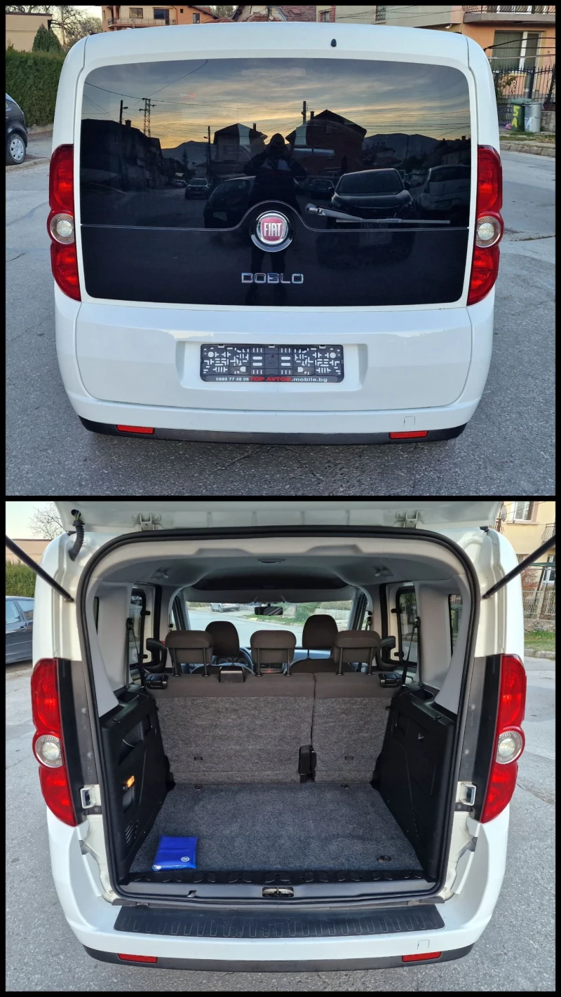 Fiat Doblo БЕНЗИН/1.4i/95kc/107547км!/Климатик/* ПЪТНИЧЕСКО* , снимка 5 - Автомобили и джипове - 47868986