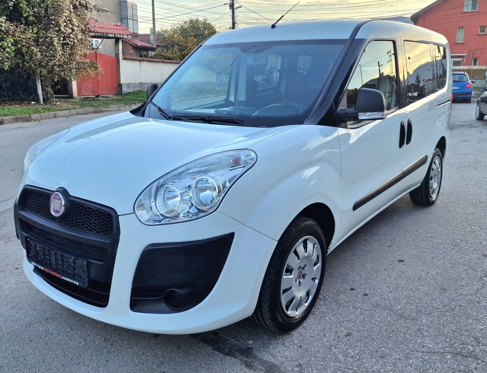 Fiat Doblo БЕНЗИН/1.4i/95kc/107547км!/Климатик/* ПЪТНИЧЕСКО*  - [1] 