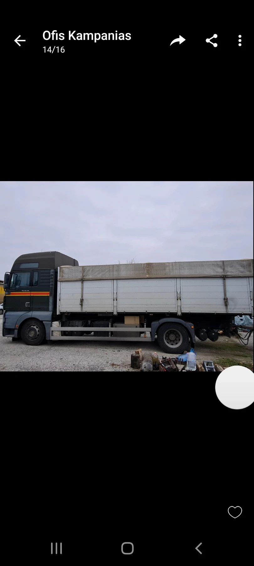 Man Tga410 Самосвал, снимка 5 - Камиони - 54972343