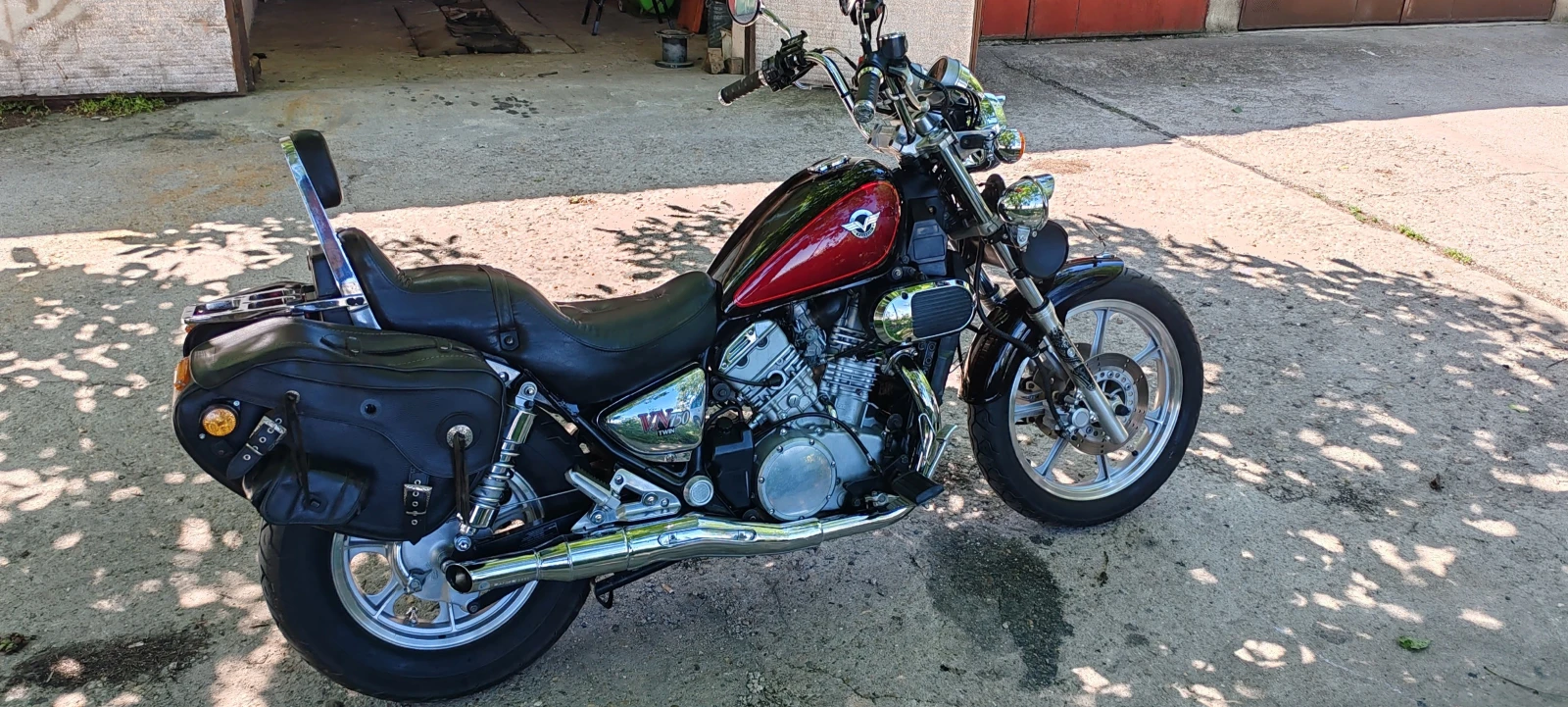 Kawasaki Vn 750 перфектен, снимка 2 - Мотоциклети и мототехника - 54900642