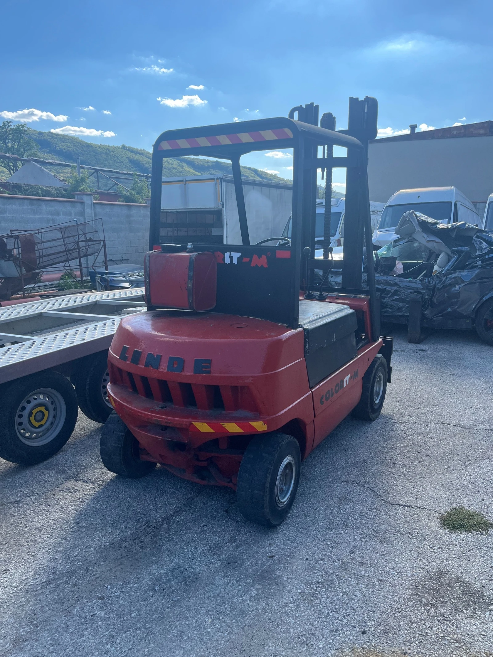 Мотокар Linde Deutz F3L912, снимка 4 - Индустриална техника - 56128295