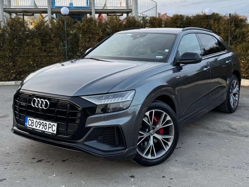 Audi Q8 Quattro * S LINE* -ТОП ОБОРУДВАНЕ + FULL FOLIO , снимка 1 - Автомобили и джипове - 49156419