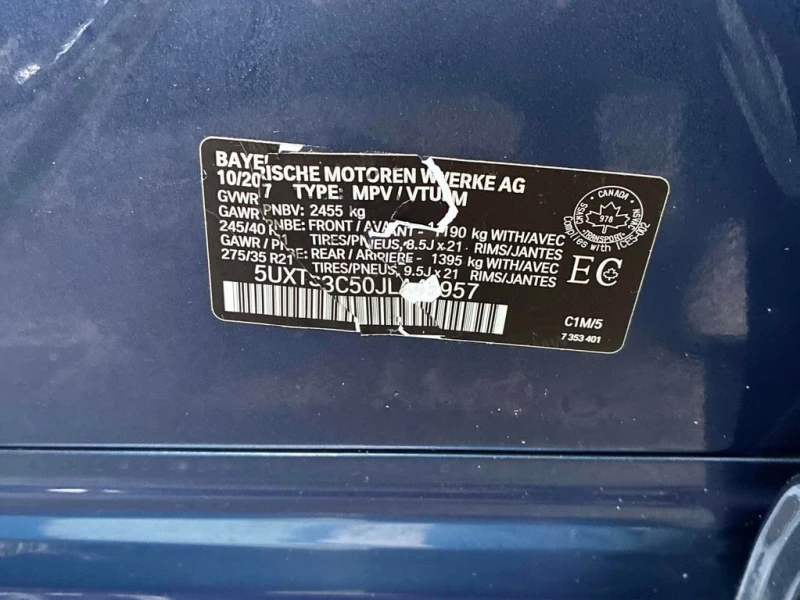 BMW X3 * M40i * CARFAX * БЕЗ ПЪРВОНАЧАЛНА ВНОСКА, снимка 10 - Автомобили и джипове - 53079579