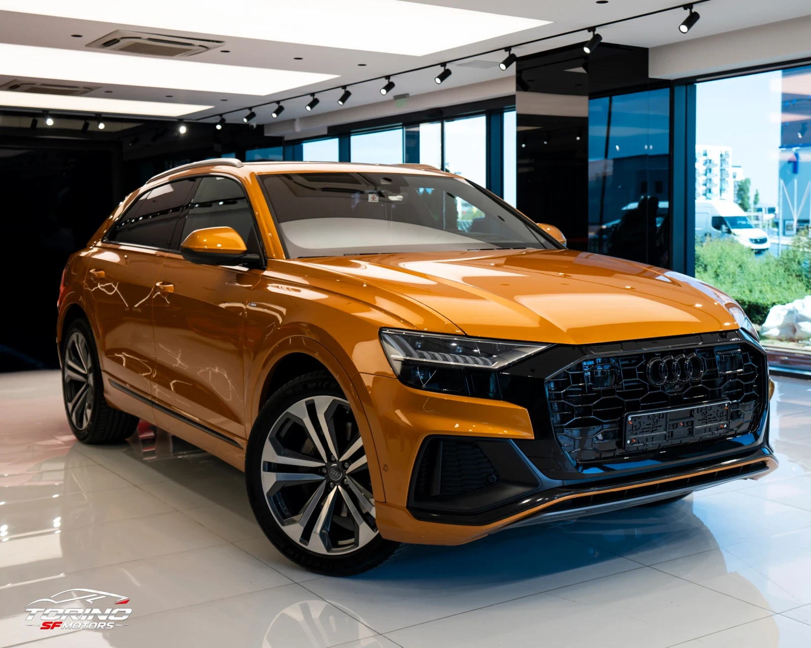 Audi Q8 50TDI* S-LINE* B&O* SOFTCLOSE* KEYLESS* 360CAM* , снимка 7 - Автомобили и джипове - 56134008