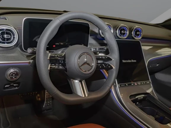 Mercedes-Benz C 200 = AMG Line = Advanced Plus Гаранция, снимка 6 - Автомобили и джипове - 55099980