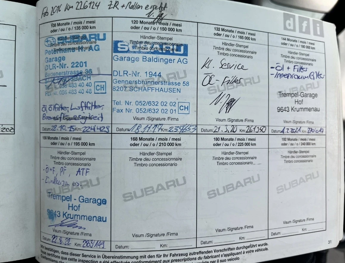 Subaru Forester 2.5Xt Turbo Швейцария  - изображение 7