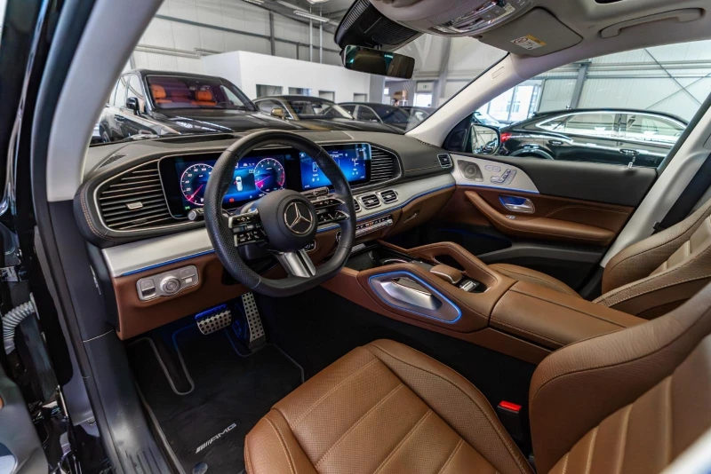 Mercedes-Benz GLS580 4-MATIC AMG NIGHT-PAKET PANO BURMESTER HEAD UP, снимка 8 - Автомобили и джипове - 51749404