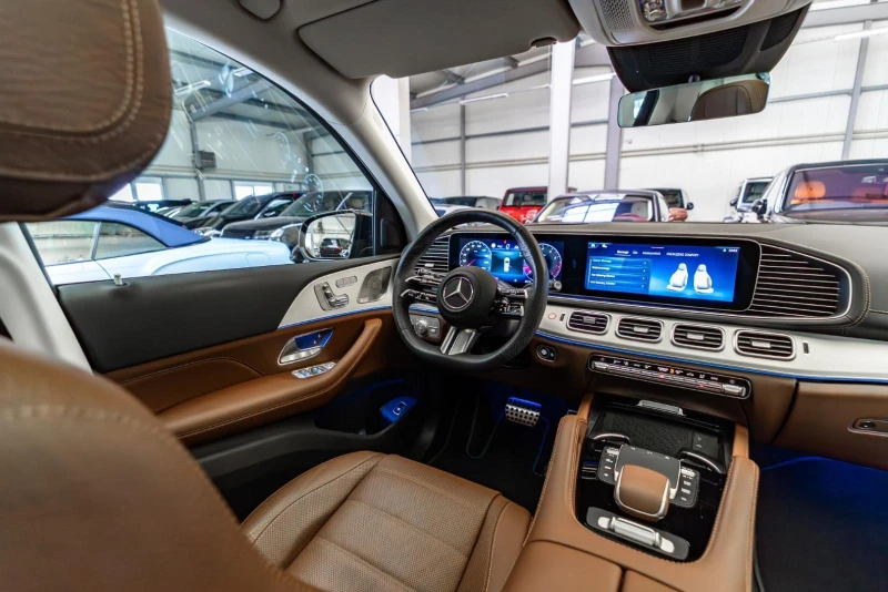 Mercedes-Benz GLS580 4-MATIC AMG NIGHT-PAKET PANO BURMESTER HEAD UP, снимка 9 - Автомобили и джипове - 51749404