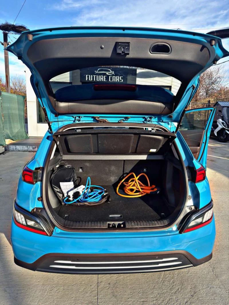Hyundai Kona 64KWh/PRIME/ГАРАНЦИЯ/BLUELINK/SOH100%, снимка 13 - Автомобили и джипове - 52203411