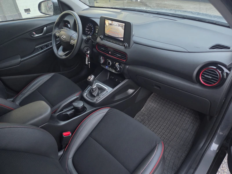 Hyundai Kona 1.0T (120hp) Hybrid/MT6/Navi/Камера, снимка 14 - Автомобили и джипове - 52565078